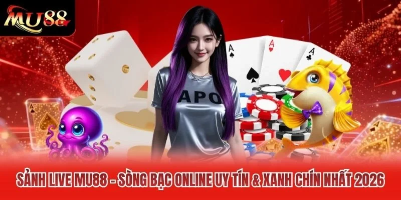 Sảnh Live MU88 - Sòng Bạc Online Uy Tín & Xanh Chín Nhất