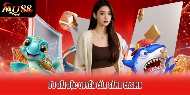 Ưu đãi độc quyền của sảnh casino